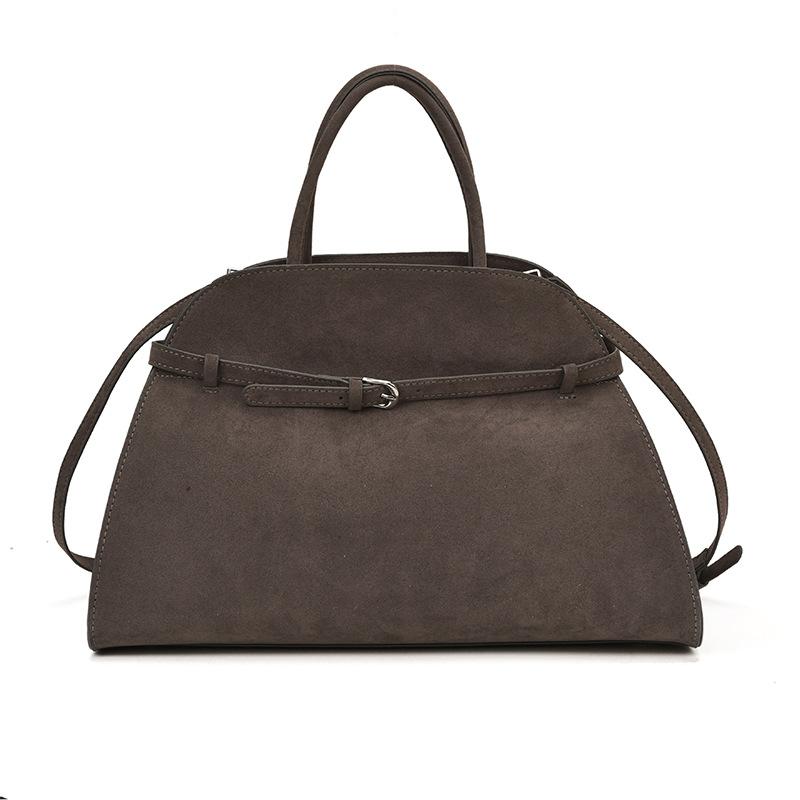 

Retro simple shoulder portable women s bag fashionable and versatile large-capacity commuter matte PU large-capacity tote bag