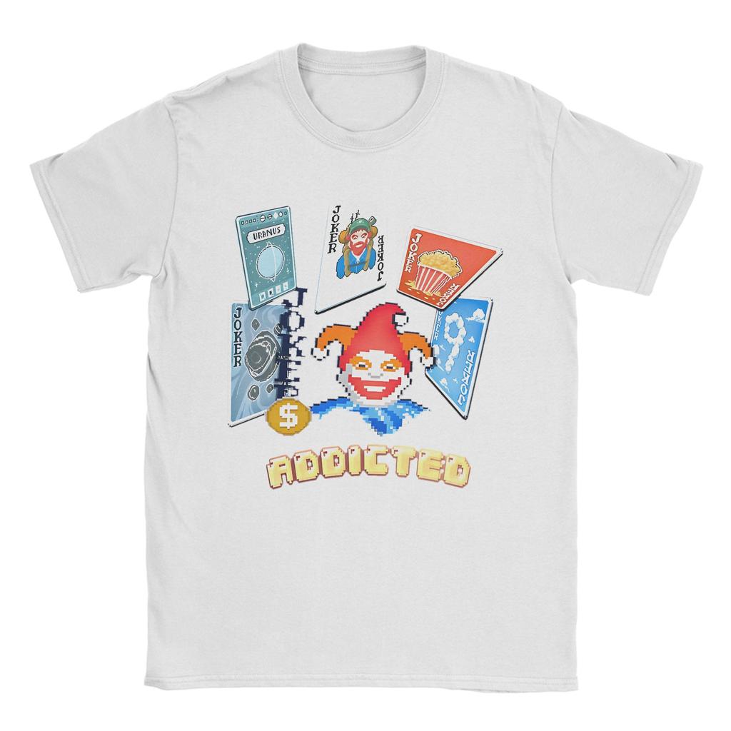2025 new model Men men's T-Shirt Balatros Game Card T-Shirts Novelty Summer Tee Shirt Streetwear Casual 100% Cotton Clothes Gift