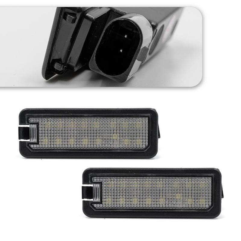 2Pcs Canbus LED License Number Plate Light For 2018-2022 Seat Ibiza V 06-22 Leon Toledo Exeo Altea Rear Tail light #1K8943021C