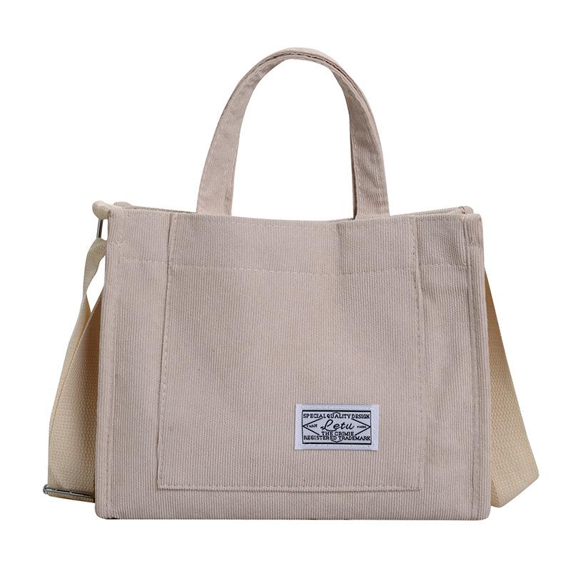 Women's bag, corduroy 2026 new small square bag bag trendy handbag shoulder bag
