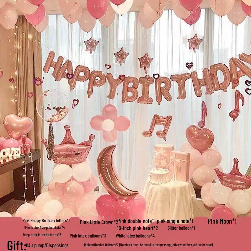 18th Birthday Party Decoration Set - Balloons & Backdrop for Boys and Girls