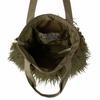 1196 Fluffy Faux Fur Vertical Tote Bag Moquette EU Tall Moket A [Rootote] (Khaki)