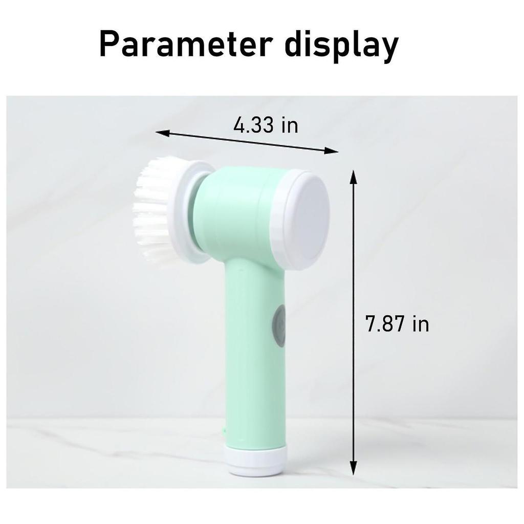 Electric Spin Scrubber Rechargeable Cleaning Tool, Electric Cleaning Brush with 3 Brush Heads, Elect