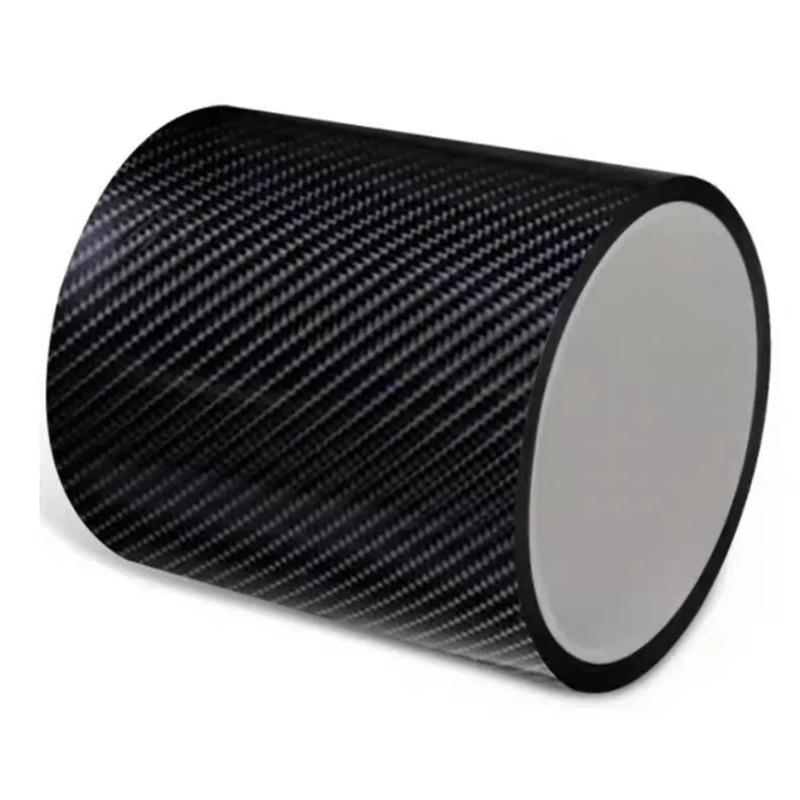 3D Carbon Fiber Car Sticker DIY Paste Protector Strip Car Door Sill Side Mirror Anti Scratch Tape Waterproof Protect Film