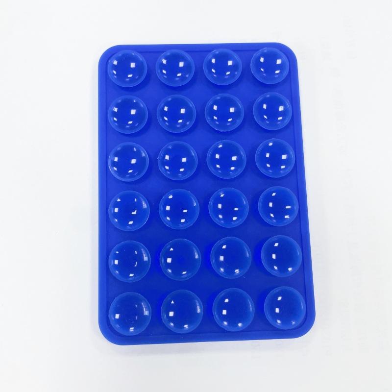 Ventosa in silicone bifacciale per fissaggio di telefoni cellulari Ventosa adesiva in gomma siliconica con supporto a ventosa per fissaggio