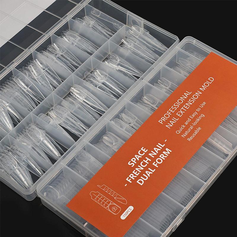 Long Coffin Nail Tips Full Cover Press On Reusable Fake Nails for Women Girls Manicure Home Party Use