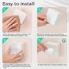 Cotton Pads Holder Dispenser Wall Mounted Organizers and Storage Box Cotton Rounds Jar Containers for Cotton Ball Floss Hairpin