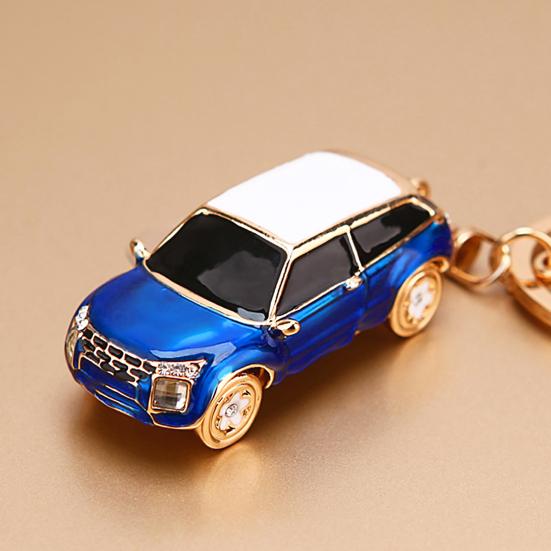 Fashion Mini Car Keychain Key Ring Holder Charm Women Handbag Pendant Decor