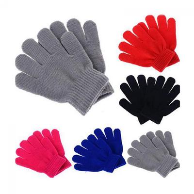 Warm Jongen Meisje Handschoen Gebreid Kinder Stretch
