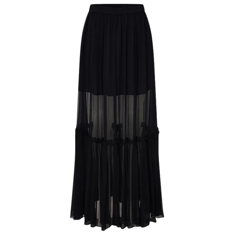 

MO&Co. Women s High-Waist Pleated A-line Skirt M