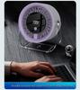 High-Speed Turbo Rechargeable Wall-Mounted/Desktop Fan for Kitchen & Outdoor Use