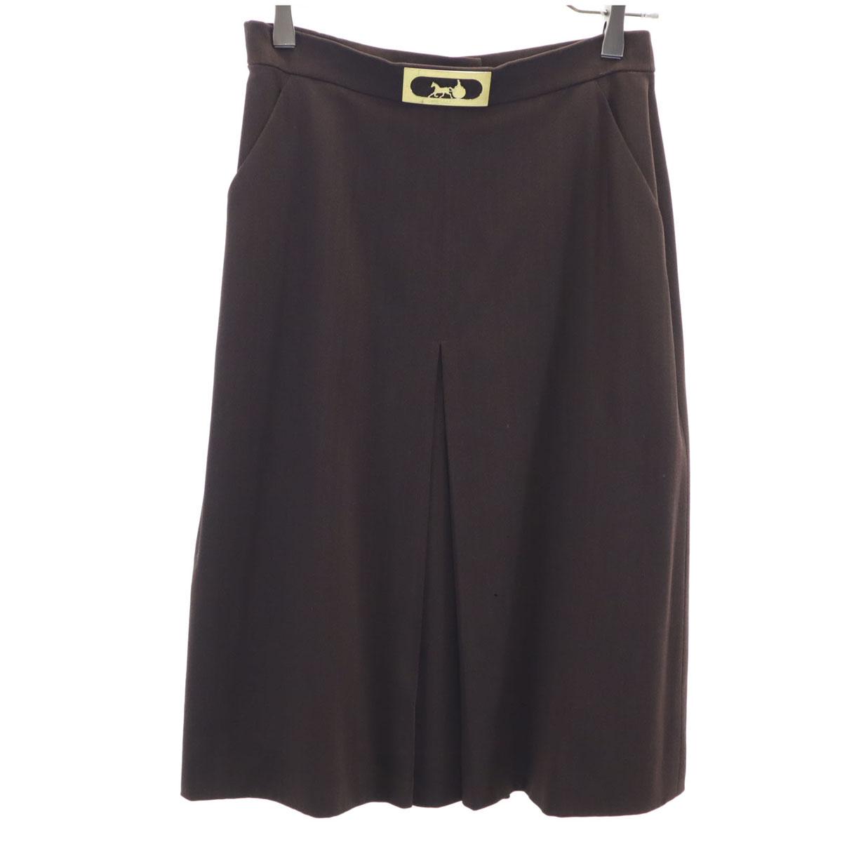 

CELINE Сделано во Франции Юбка-миди Облегающая 38 Коричневый Женская Б/У