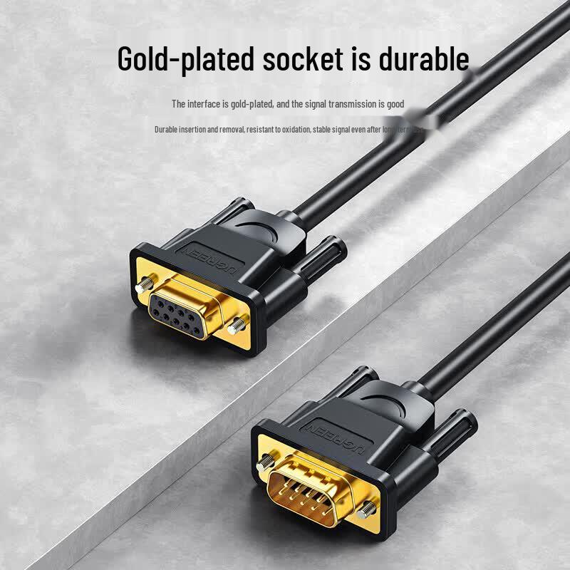 Ugreen DB9 RS232 Male To Female Serial Extension Cable