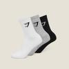 Cotton High-Cut Athletic Socks Running Gym Workout Unisex Performance With Terry Sole