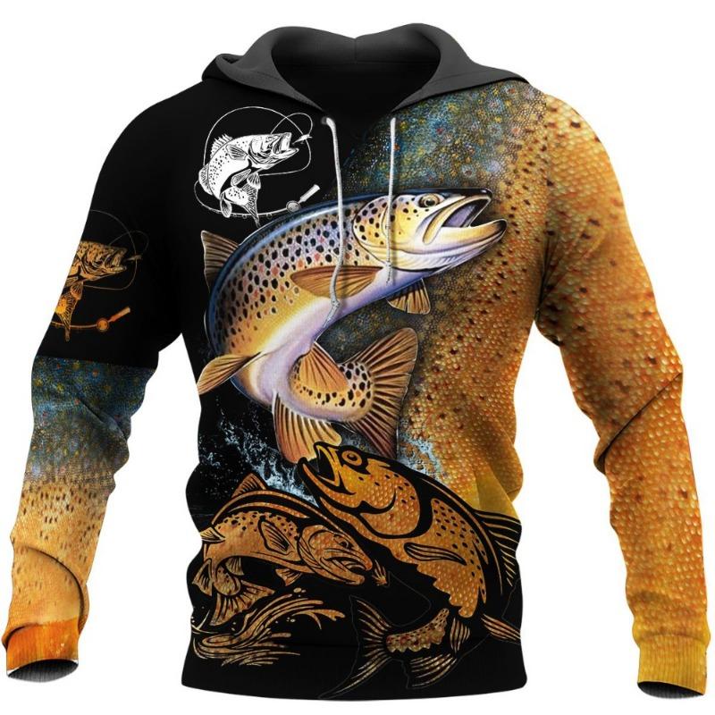 Fashion Men Hoodie Cool Carp Fishing 3D Printed Harajuku Sweatshirt Unisex Casual Pullover hoodies sudadera hombre