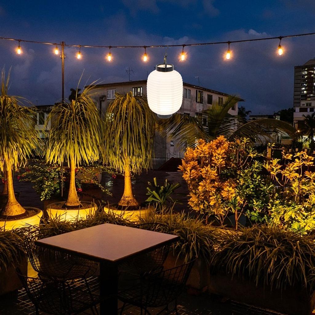1Pc Japanese Folding Lantern with Light Design for Home Restaurant Decor for DIY Painting Hanging Origami Lantern (no )