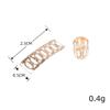 60pcs Hollow Out Hair Ring Dreadlocks Beads Hair Braid Rings Clips Dread Locks Hair Braiding Metal Decoration Hair Accessories