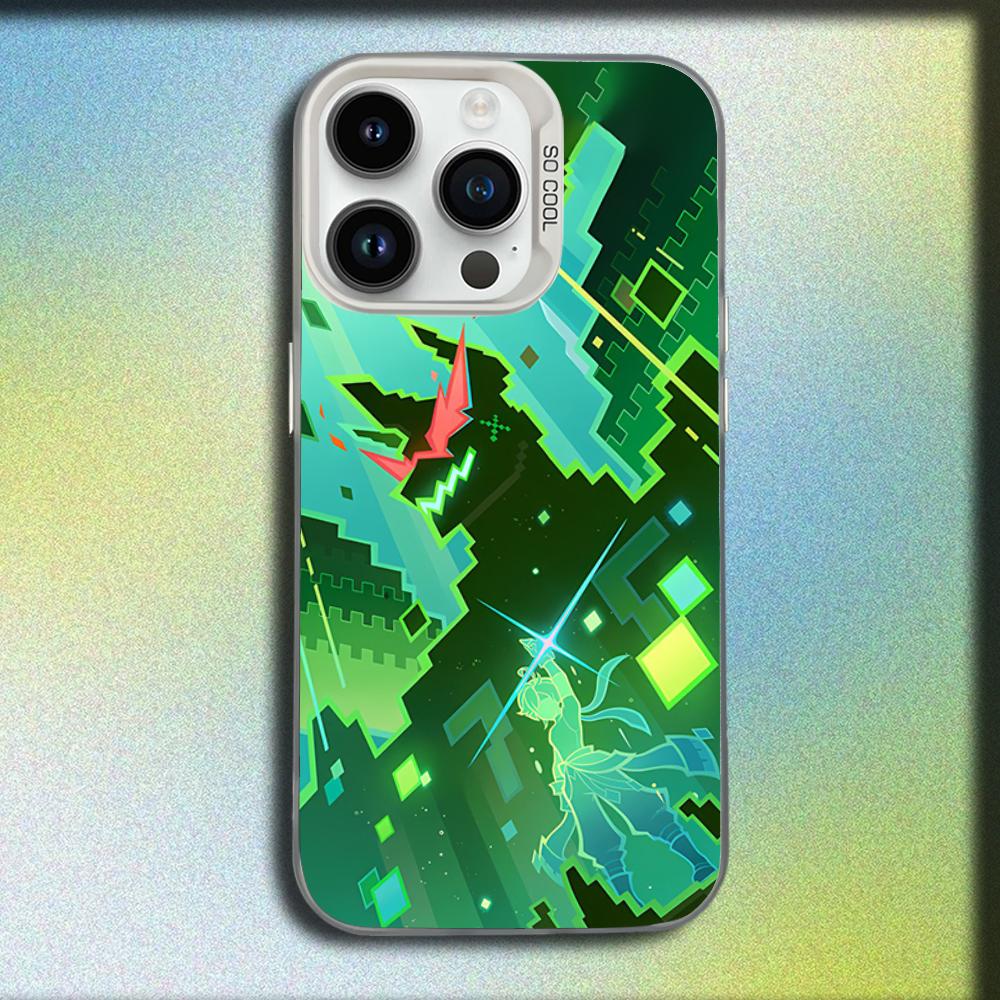 

Game Genshin Impact Kinich Phone Case For iPhone 16,15,14,13,12,11,Mini,Pro,SE,MAX White Matte Shockproof Cover iPhone12
