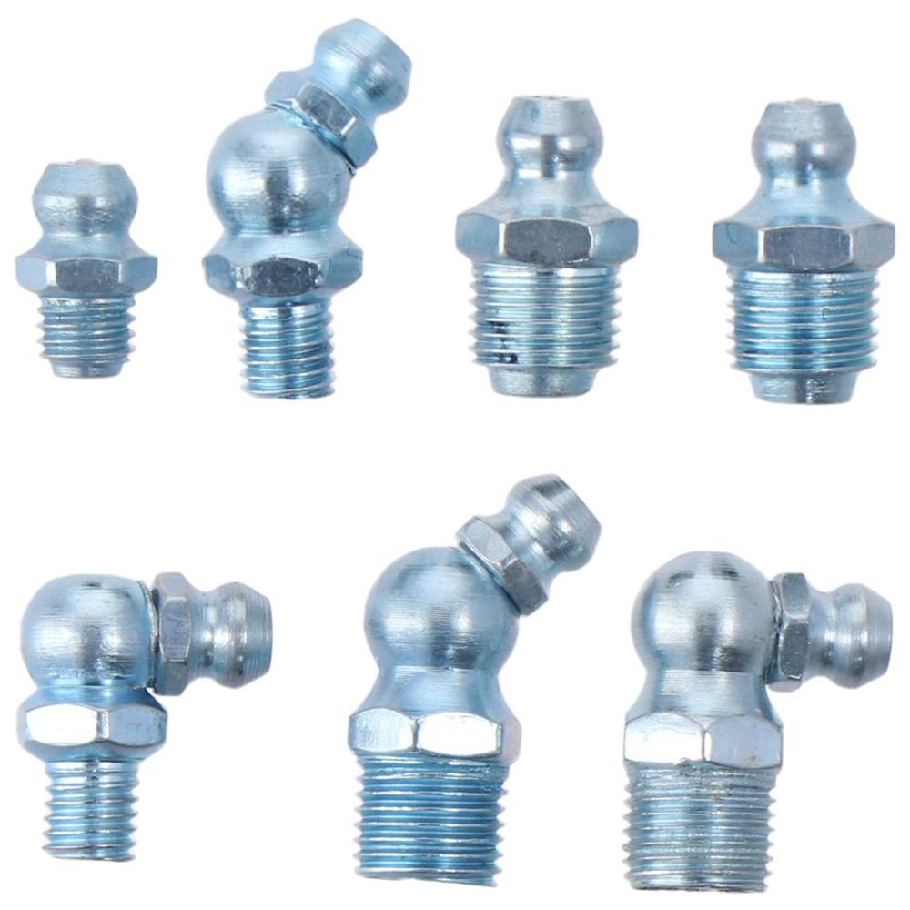 50Pcs 45,90,180 Degree Grease Fittings  Grease Zerk Grease Fitting Assortment  Replacement Kit