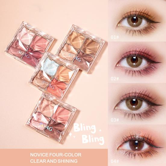 

Стойкие 4 сетки, матовые перламутровые блестки, палитра теней для век, косметические принадлежности