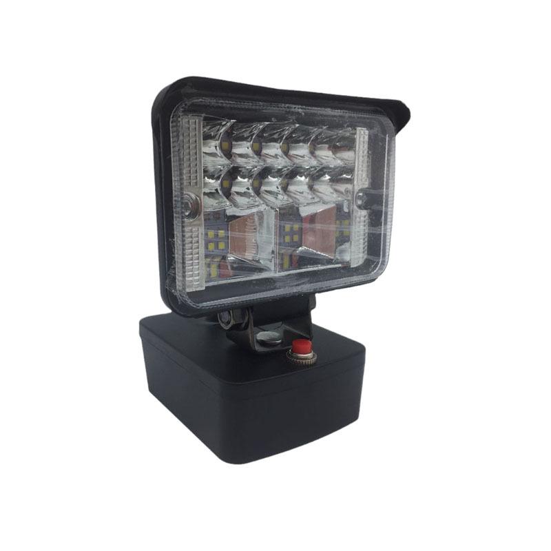 18V Lithium Battery with LED Flashlight for Bosch, DeWalt, Milwaukee, Makita