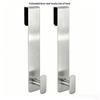1/2Pcs Heavy Duty S Shower Door Hooks Rustproof Stainless Steel Bathroom Hangers for Towel Robe Kitchen Organizing
