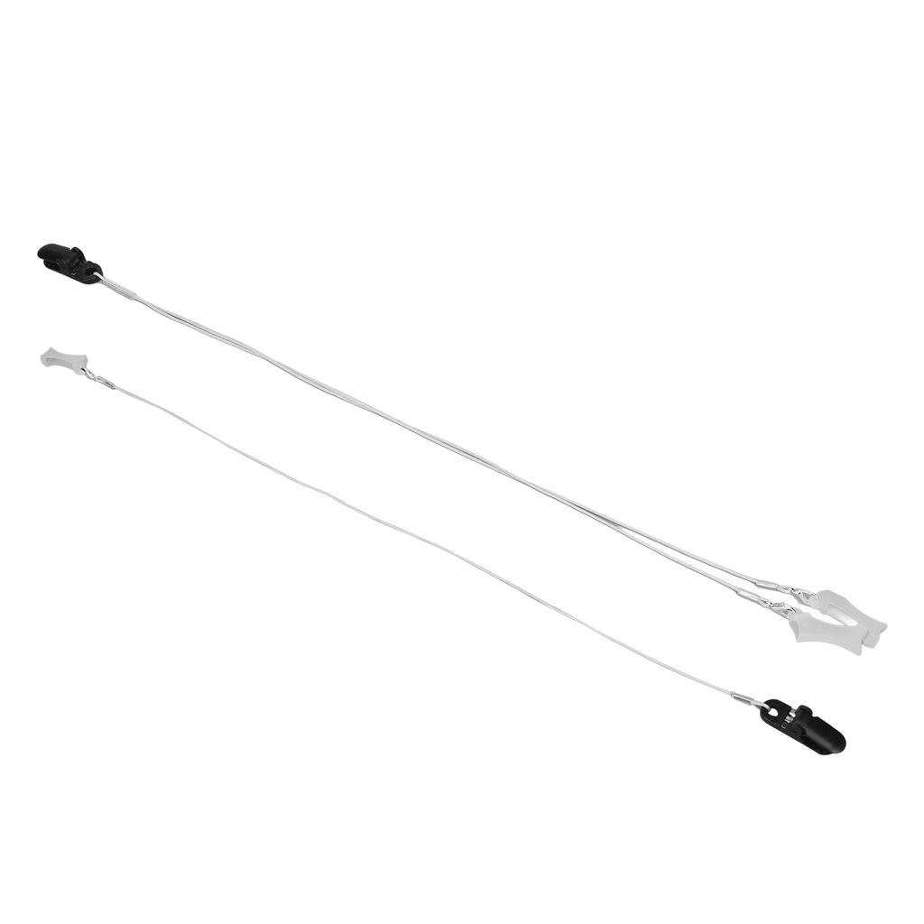 Sound Aid Clip Protector Lanyard Fixation Rope Portable Prevent Lost Sound Amplifier Clip Holder Bla