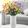 1/2/5Pcss Plastic Artificial Calla Lily Bouquet 33cm Fake Plant Lifelike Fake Flowers  Indoor Decor