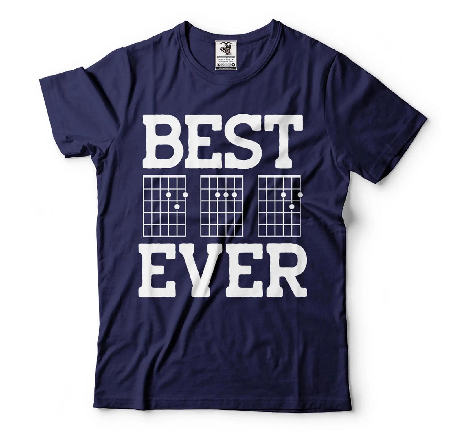 Best Dad Ever TShirt Guitar Chord T-Shirt Mens Guitarist Dad Tee Fathers Day Tee 3XL