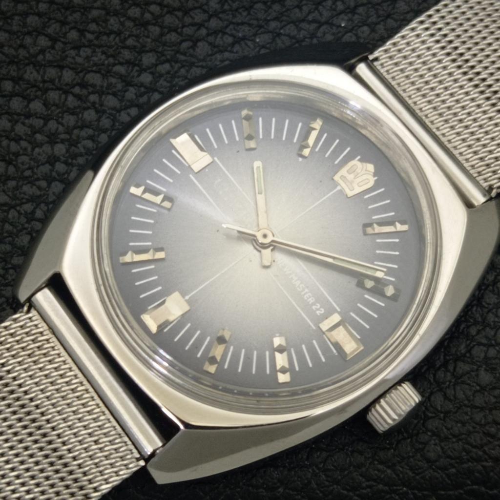 VINTAGE CITIZEN NEW MASTER HANDAUFZUG JAPAN HERRENUHR a703943-1 R213g-a703943