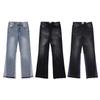 GALLERY DEPT Unisex Patchwork Narmastatud Retro Laienevad Teksad Pritsitud Pesuga