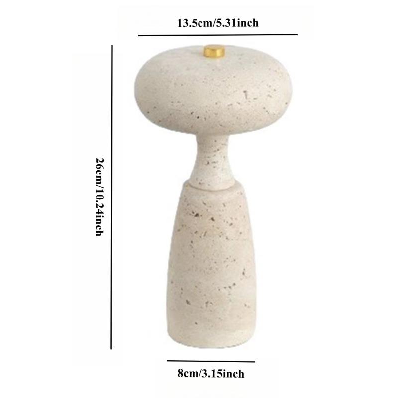 Marble Touch Desk Lamp, Mushroom Shaped Desktop Crafts, Home Night Light