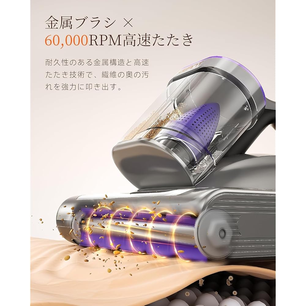 Uwant Mattress Cleaner 18kPa Strong Suction UV Cleansing Ultrasonic LED Display