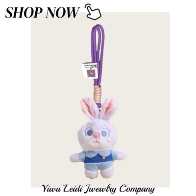 Zootropolis Judy Poliziotta Nick Peluche Bambola Carina Ciondolo per Borsa Portachiavi di Coppia Regalo per Ragazza