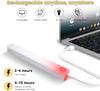 Motion Sensor LED Cabinet Light Bar Magnetic Under Cupboard Kitchen Lighting USB Rechargeable Night Light