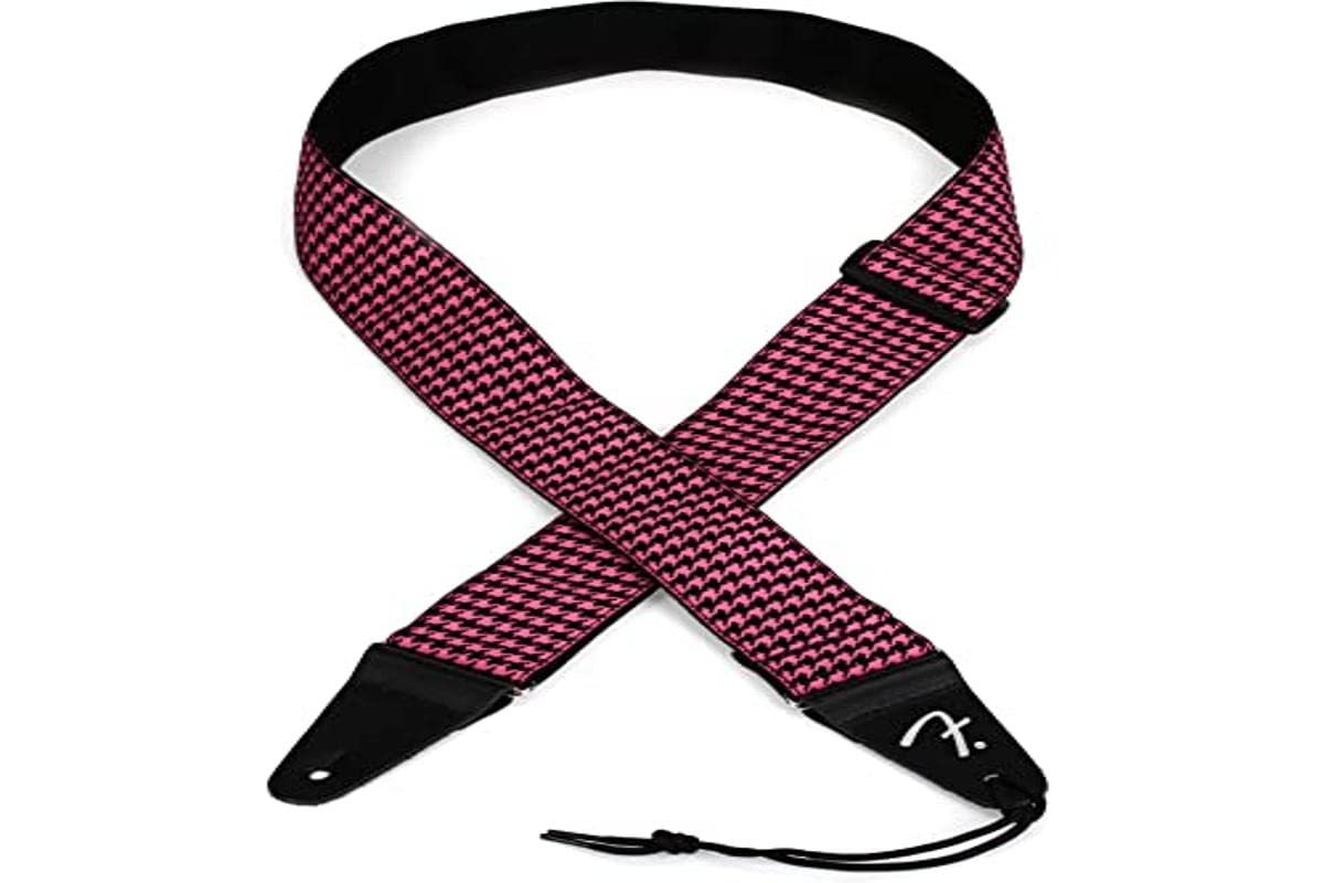 

Fender Strap Houndstooth Strap, Pink