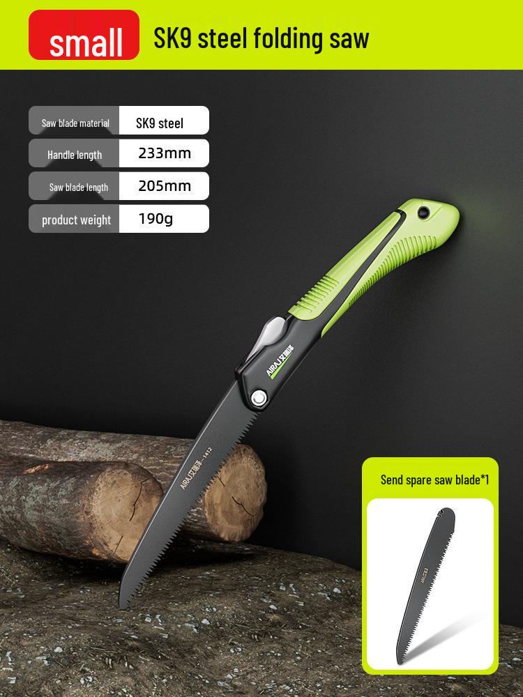 Folding Handheld Woodworking Saw - Portable Manual Tree and Wood Cutting Tool