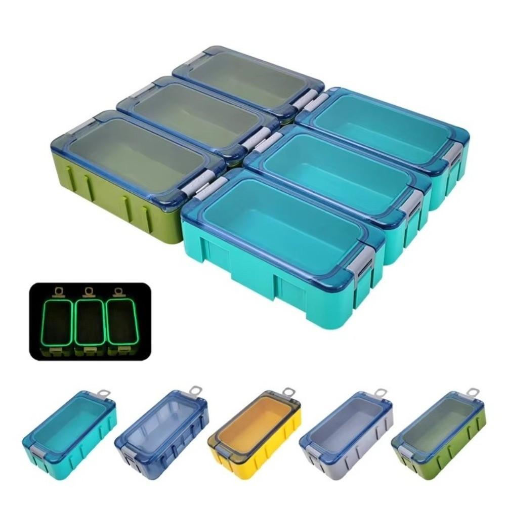 3pcs Plastic Fishing Tackle Box Mini Fishing Accessory Box Bait Storage Box Lure Fishing