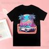 Back To The Future Delorean T-shirts Men Summer Graphic Tees Funny Shirts For Man Tshirts Crew Neck Harajuku Tops