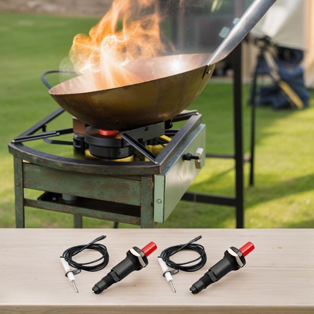 Igniter Push Button Piezo Spark Ignition with Cable Outdoor Piezo Spark Tools BBQ Stove For BBQ Stove High quality