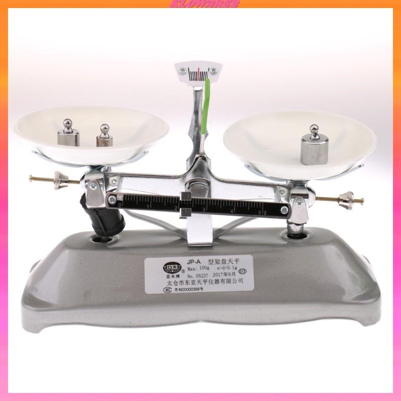100 Gram Standard Laboratory Mechanical Table Balance School Physics Teaching Tools Lab Equipment