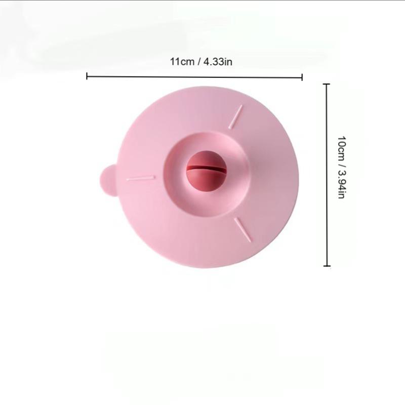 1 Stück, Silikon-Becherdeckel mit Löffelhalter, Silikon-Becherdeckel, Heißbecherdeckel, versiegelter Becherdeckel mit Löffelhalter, für runde Tassen