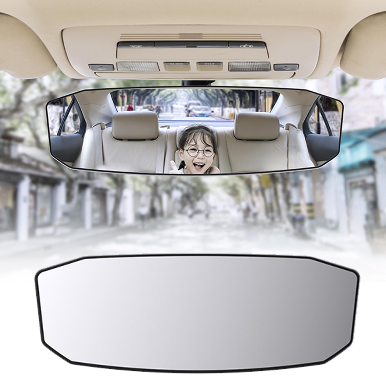 Rétroviseur Convexe Grand Angle à Clipser - Réduit Les Angles Morts Pour Voiture, SUV, Camion - Verre Haute Qualité - Installation 10 Secondes