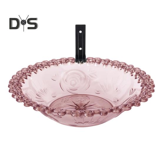 

Кормушка для птиц на открытом воздухе. Прочная конструкция. Легко чистить. Простая установка. Съемная чаша для купания колибри. фиолетовый