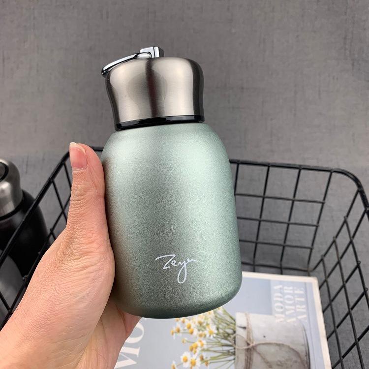Custom 300ml Stainless Steel Insulated Travel Thermos Water Bottle Mini Cute New Arrival Small Portable Vacuum Business Gifts 300ML