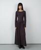 THEVINYLHOUSE Draped Maxi One-Piece(W) Charcoal