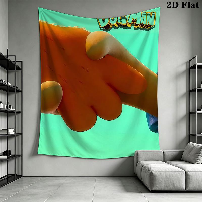 Dog Man Part Dog Part Man All Hero Tapestry Wallmounted Background Cloth Home Decor Soft Christmas Gift