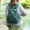 Solid Color Nylon Backpack Large Capacity Backpack