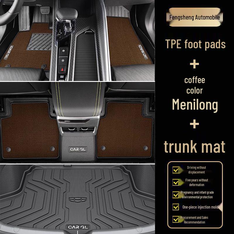 Geely Kunlun Edition Driver's TPE Floor Mats, 2021-2025 Xingrui, Odorless & Eco-Friendly