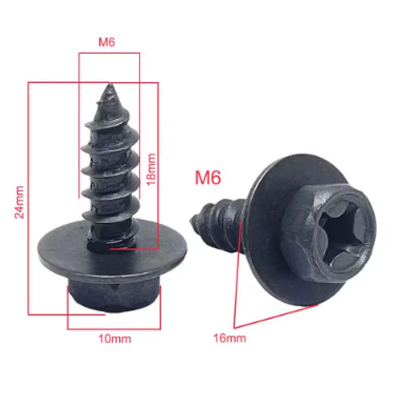 90159-60498 Hex Head Self-Tapping Screw for Toyota/Lexus Fender Bumper